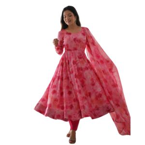 Heavy_Pure _oft Organza_Anarkoli-kurti