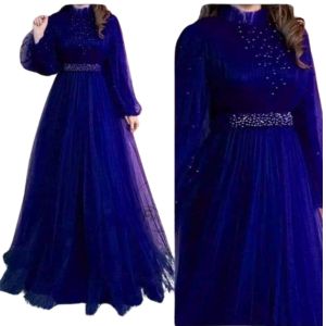 New_Fashionable_Weightless_Georgette_Tissue_Gown_dress_for_Women